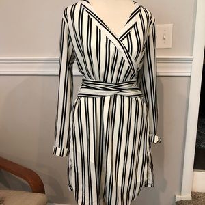Black and white striped dress Sz.M
